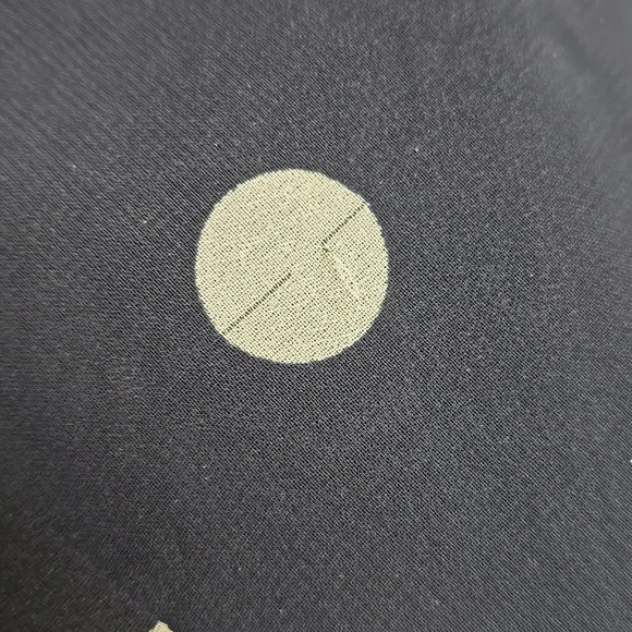 {Banana Republic} Women's Navy Blue White Polka Dot Blouse - Size Medium - Picture 9 of 11